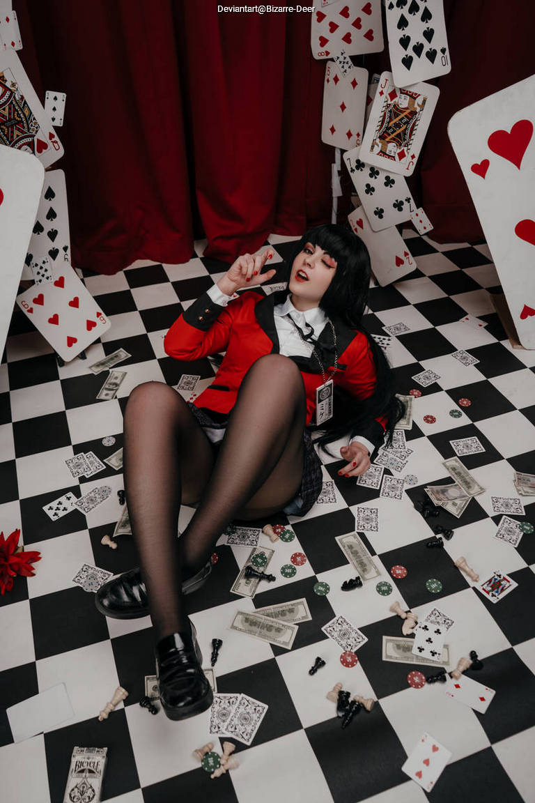 Kakegurui - Compulsive Gambler - Yumeko Jabami Cosplay - costume show