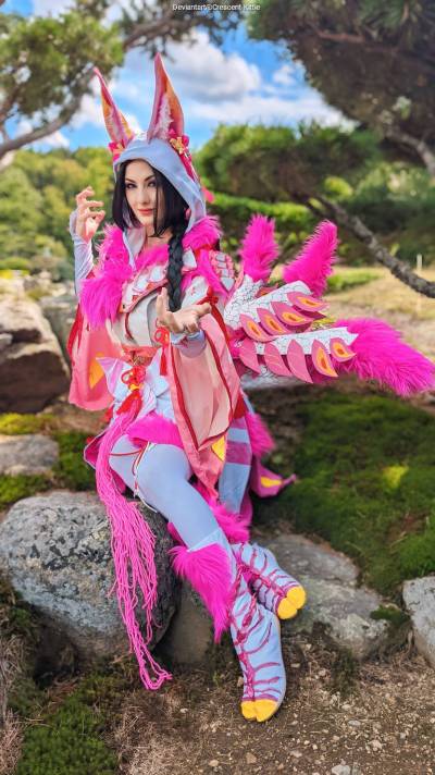 League of Legends - Ahri (Monster Hunter - Mizutsune) (Concept) Cosplay