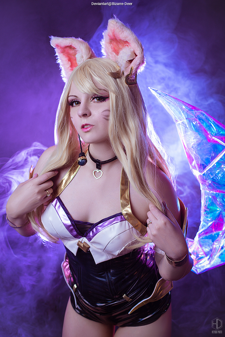 League of Legends - Ahri (The Nine-Tailed Fox) (KDA) Cosplay character portrait photography
