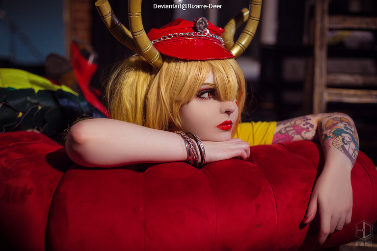 Miss Kobayashis Dragon Maid - Tohru Kobayashi Cosplay full length character portrait