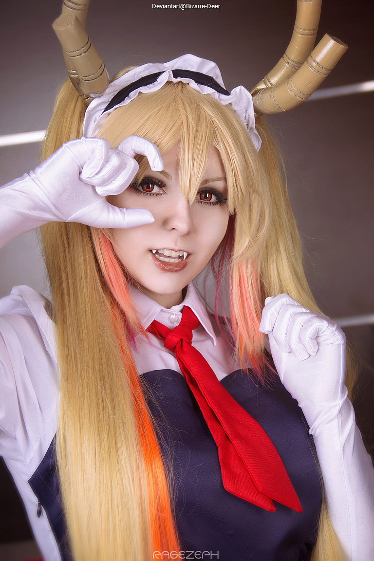 Miss Kobayashis Dragon Maid - Tohru Kobayashi Cosplay - full body port. Miss Kobayashis Dragon Maid - Tohru Kobayashi Cosplay - full body port.