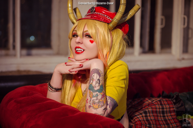 Miss Kobayashis Dragon Maid - Tohru Kobayashi Cosplay full body portrait photography