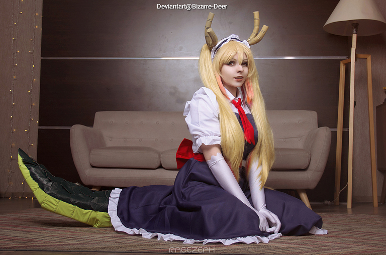 Miss Kobayashis Dragon Maid - Tohru Kobayashi Cosplay - costume portrait Miss Kobayashis Dragon Maid - Tohru Kobayashi Cosplay - costume portrait