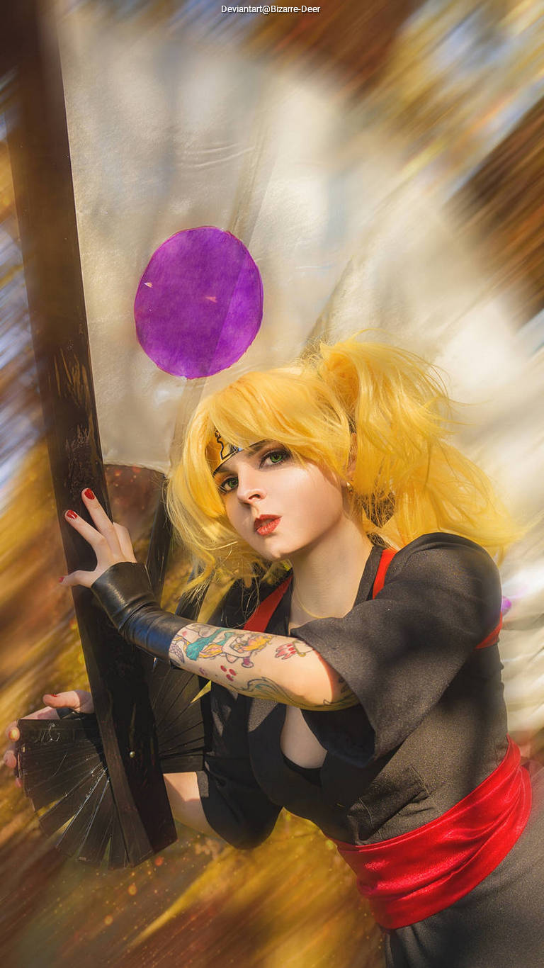Naruto - Temari Nara Cosplay full body portrait