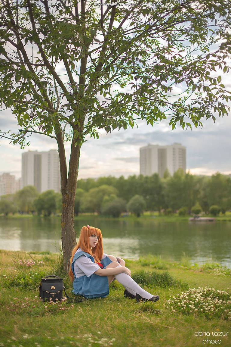 Neon Genesis Evangelion - Asuka Langley Sohryu (School) Cosplay costume showcase portrait