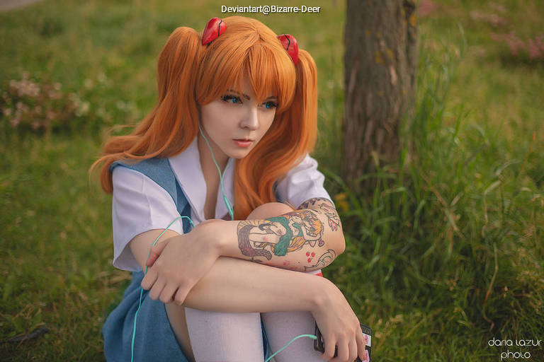 Neon Genesis Evangelion - Asuka Langley Sohryu (School) Cosplay character costume portrait