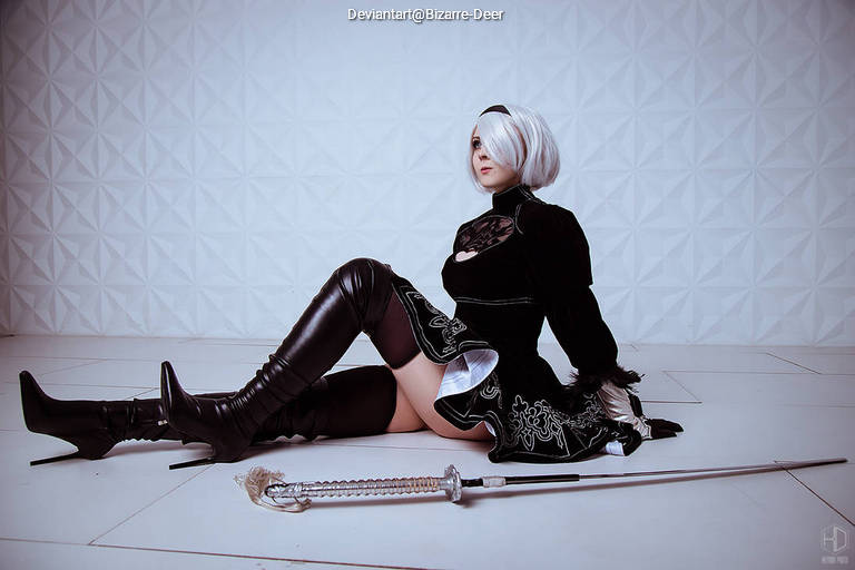 NieR AutomatA - 2B (YoRHa No.2 Type-B) Cosplay anime character costume photo