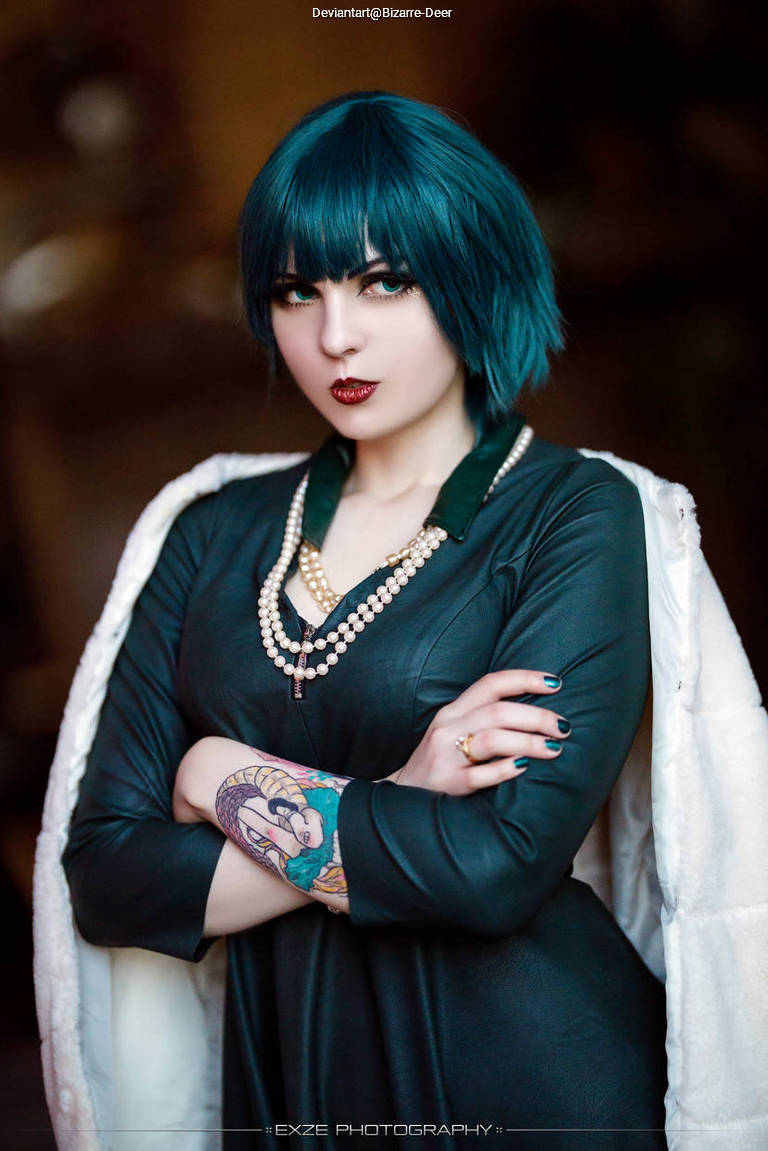 One-Punch Man - Fubuki (Miss Blizzard) Cosplay full body character photo