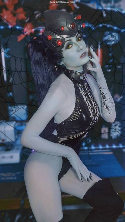 Overwatch - Widowmaker (Amelie Lacroix) (Latex) Cosplay