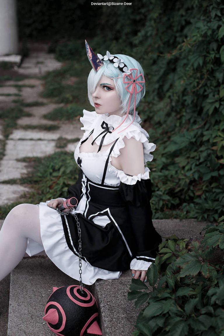 Re Zero - Starting Life in Another World - Rem (Neko) (Maid) Cosplay costume showcase portrait
