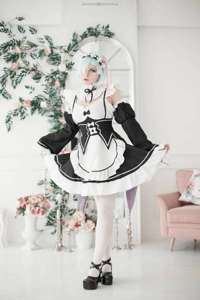 Re Zero - Starting Life in Another World - Rem (Neko) (Maid) Cosplay
