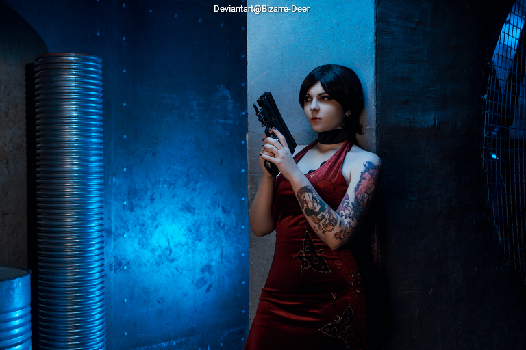 Resident Evil 4 - Ada Wong Cosplay full body portrait