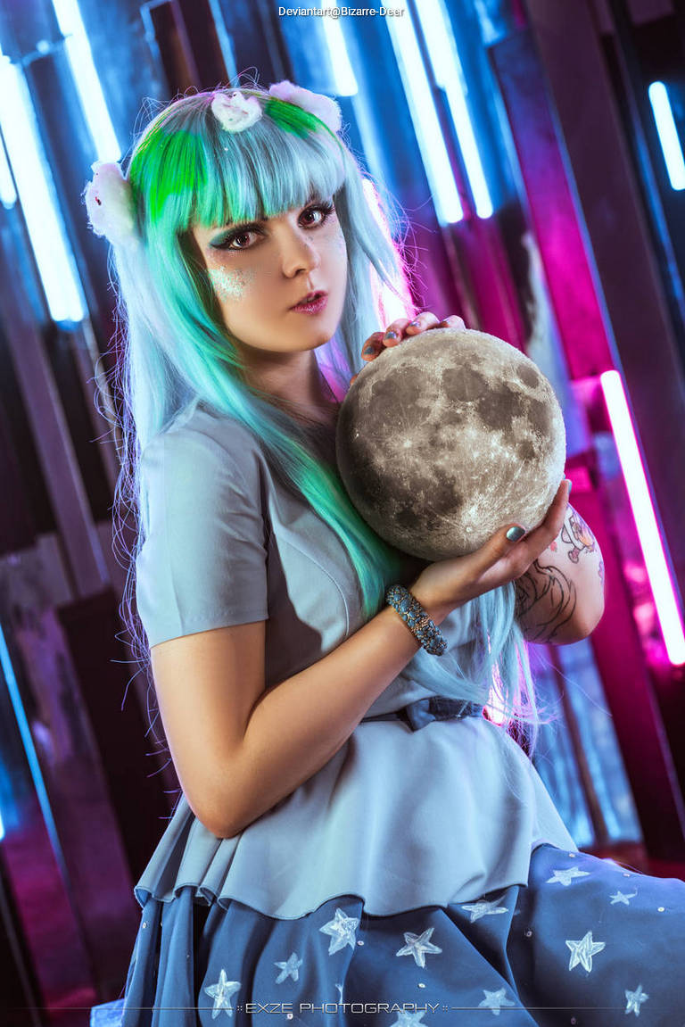 Somethingchans - Earth-chan (Gaia) Cosplay - full length port. Somethingchans - Earth-chan (Gaia) Cosplay - full length port.