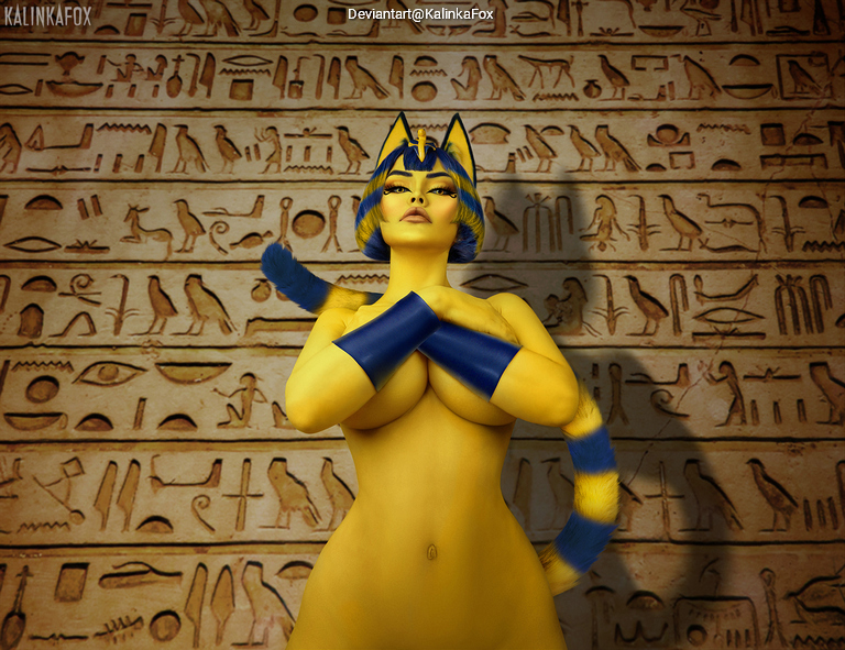 Animal Crossing - Ankha (Lingerie) Cosplay character costume portrait