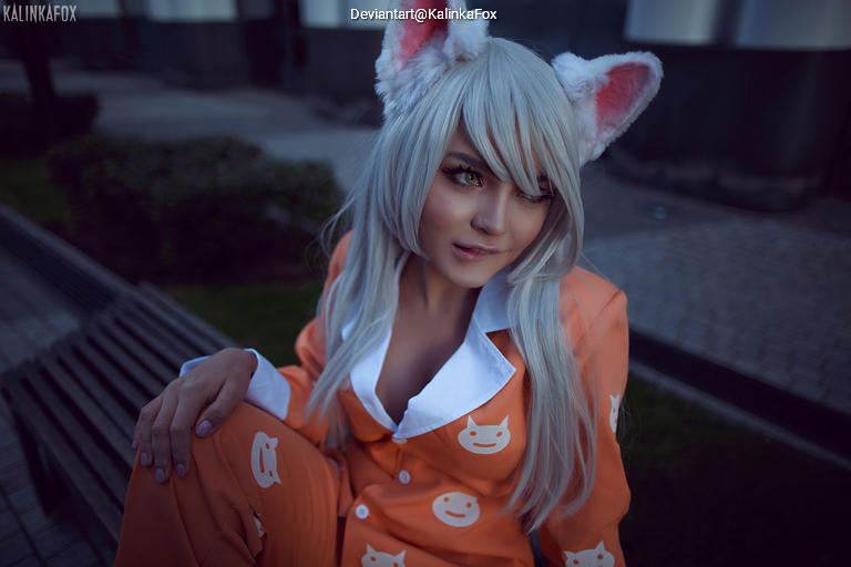 Bakemonogatari - Black Hanekawa (Tsubasa Hanekawa) Cosplay - artistic framing