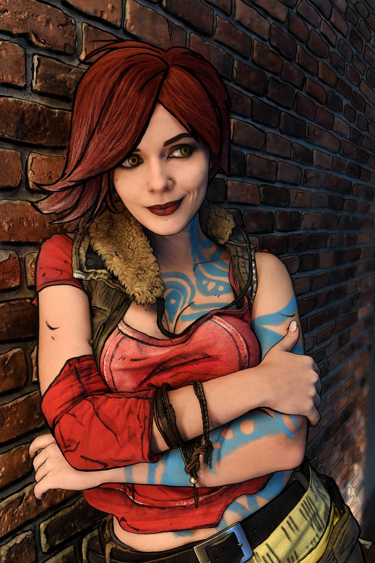 Borderlands - Lilith Cosplay full body portrait