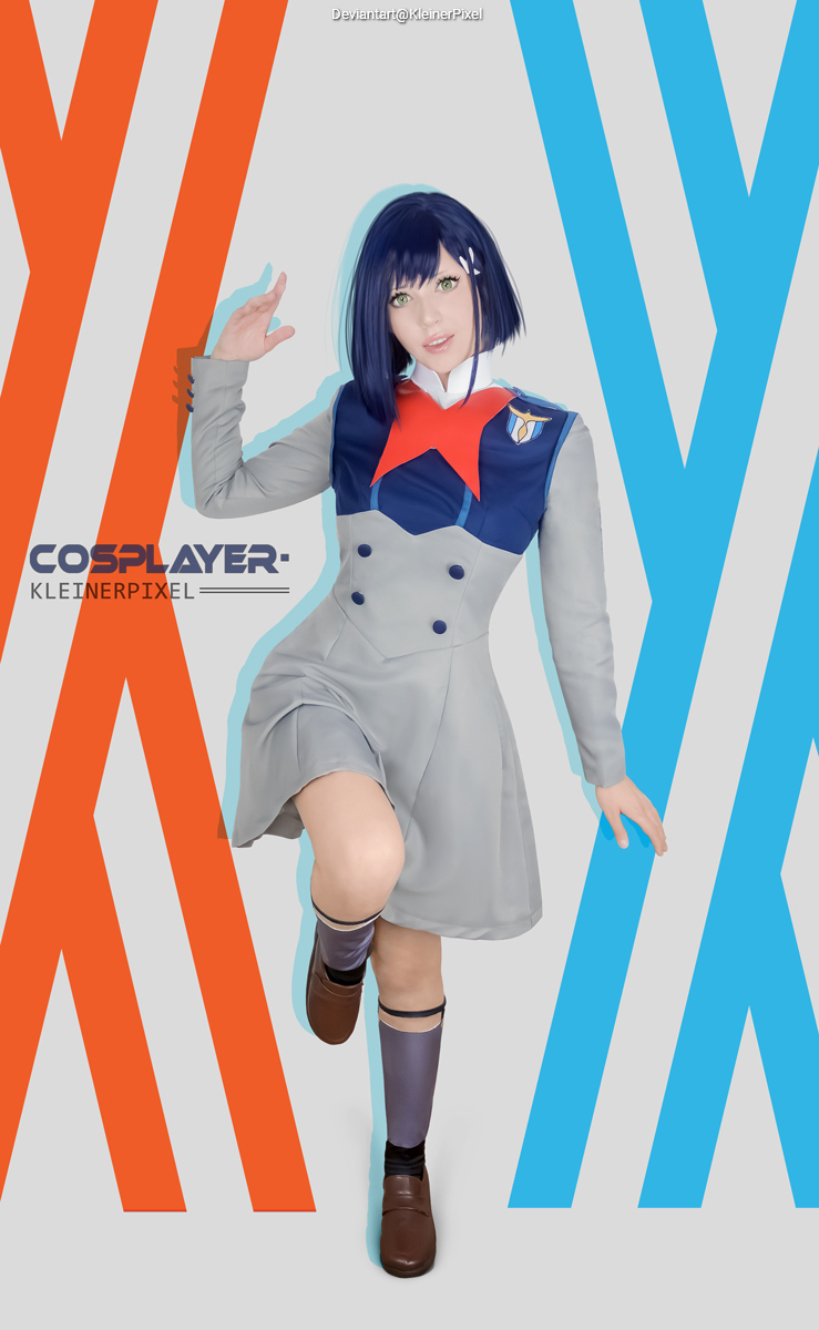 DARLING in the FRANXX - Ichigo (Code 015) Cosplay full length photo