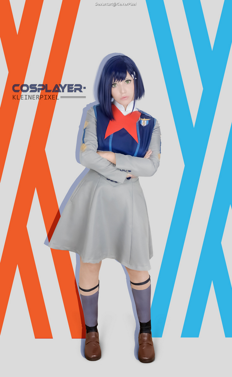 DARLING in the FRANXX - Ichigo (Code 015) Cosplay full body portrait