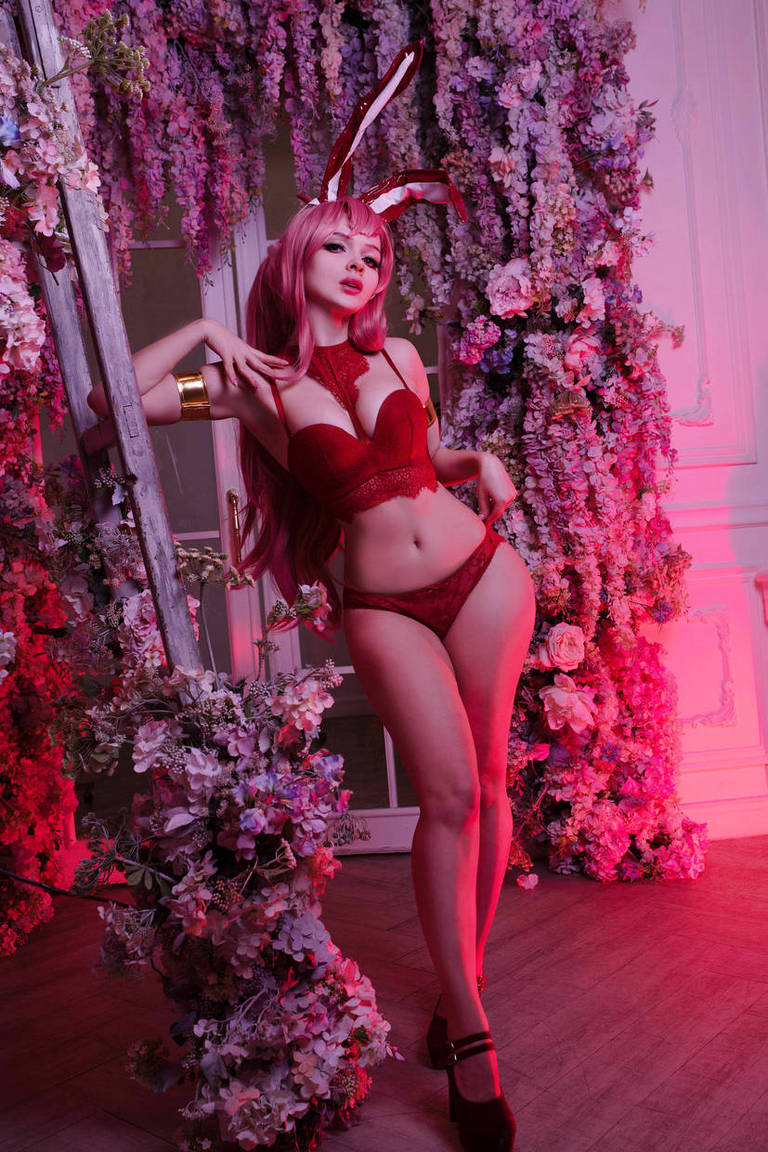 DARLING in the FRANXX - Zero Two (Partner Killer) (Bunny) (Lingerie) Cosplay character costume portrait