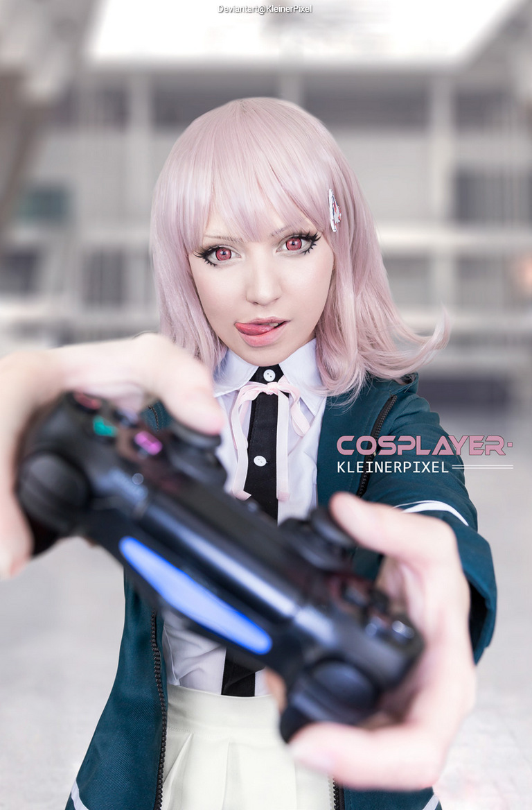 Danganronpa 2 - Goodbye Despair - Chiaki Nanami Cosplay full length photo