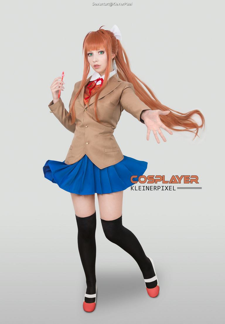 Doki Doki Literature Club - Monika Cosplay character costume portrait