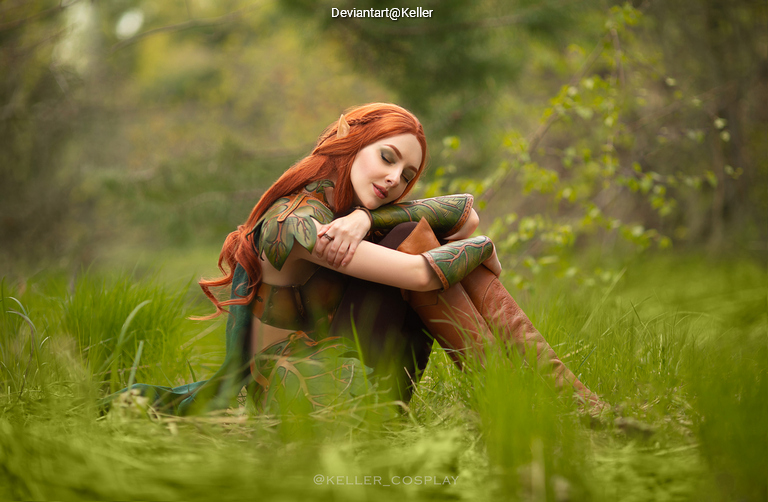 Elf Original Vision Cosplay - soft focus costume shot