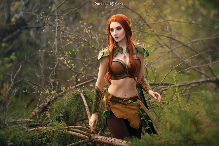 Elf Original Vision Cosplay - delicate character portrait