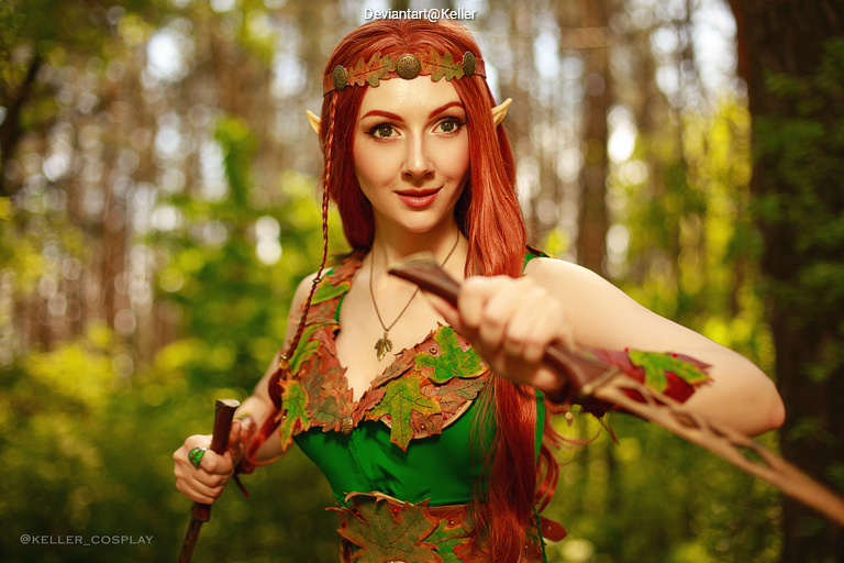 Elf Original Vision Cosplay - character costume portrait