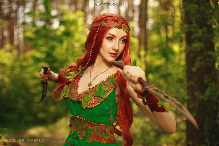 Elf Original Vision Cosplay - full body portrait