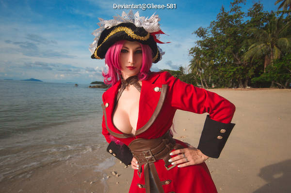 Fate Extra - Francis Drake Cosplay character portrait photography