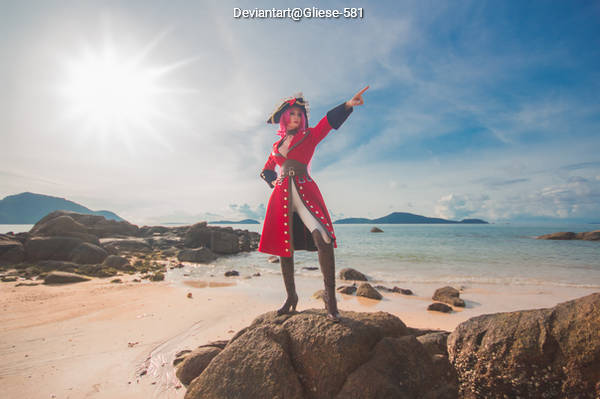 Fate Extra - Francis Drake Cosplay character recreation portrait