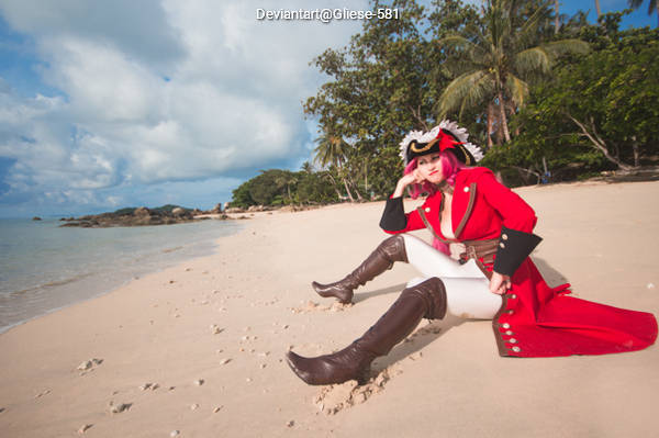 Fate Extra - Francis Drake Cosplay anime character costume photo