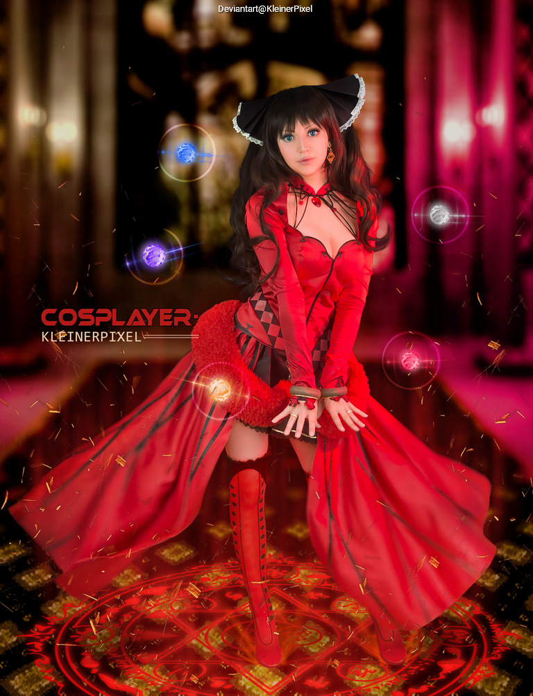 Fate Grand Order - Rin Tohsaka Cosplay character costume portrait