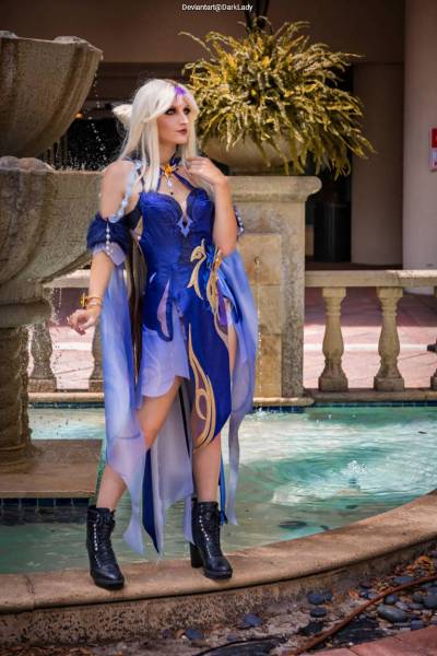 Genshin Impact - Ningguang (Eclipsing Star) Cosplay
