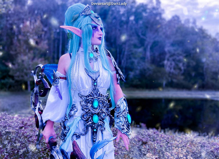 Hearthstone - Tyrande Whisperwind Cosplay full body character photo