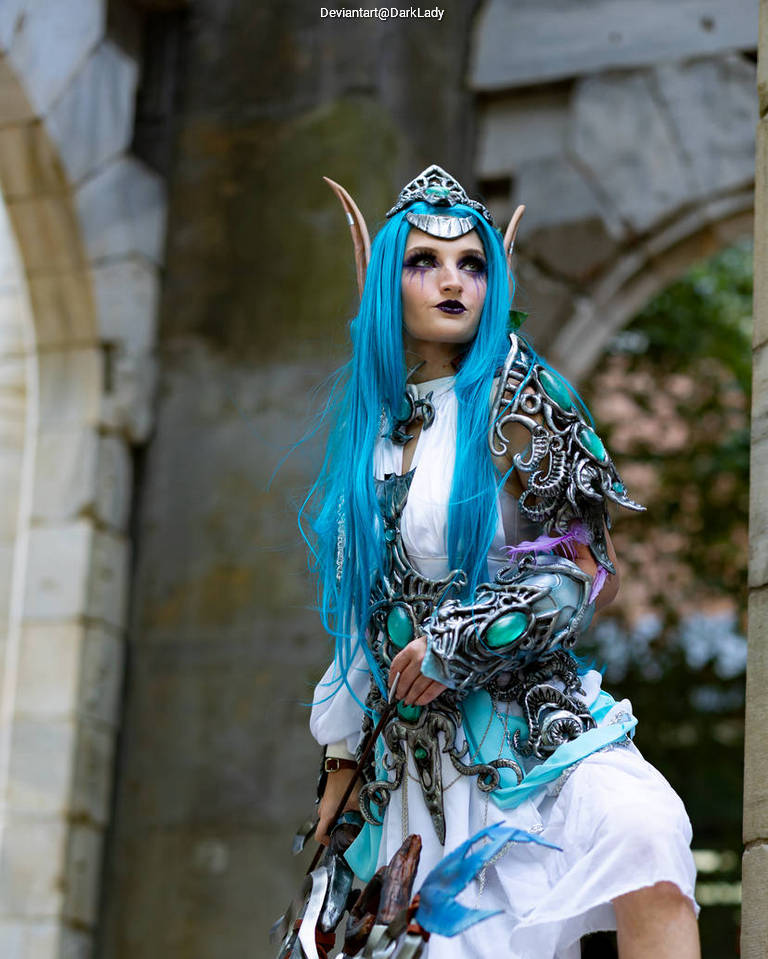 Hearthstone - Tyrande Whisperwind Cosplay full body portrait