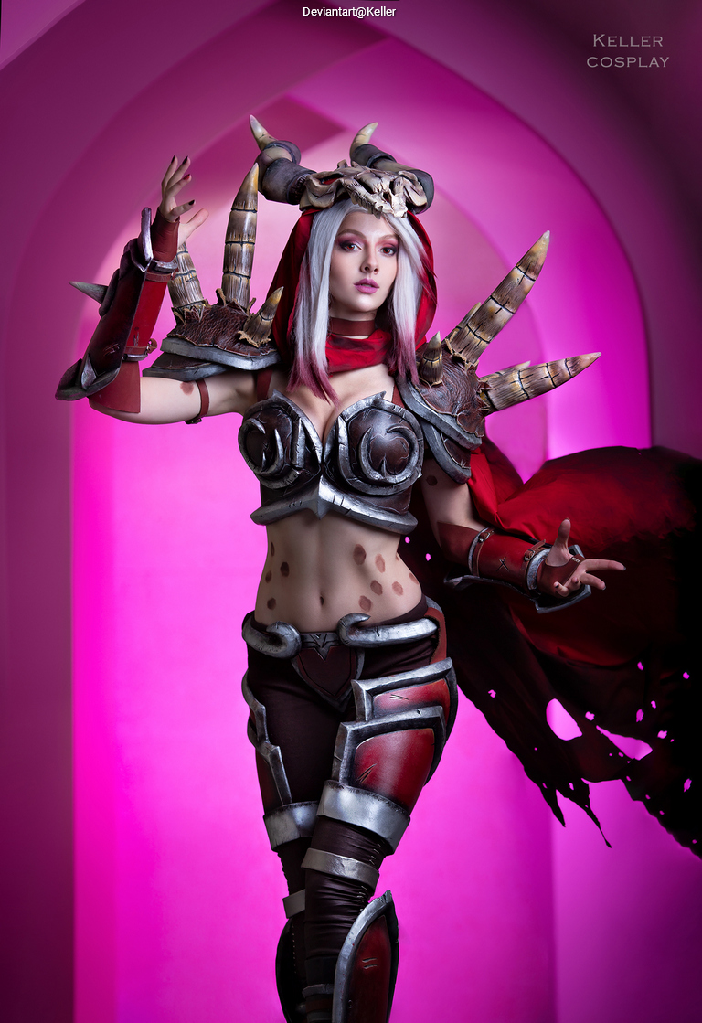 Heroes of the Storm - Sylvanas Windrunner (Blood Raven) Cosplay character portrait photography