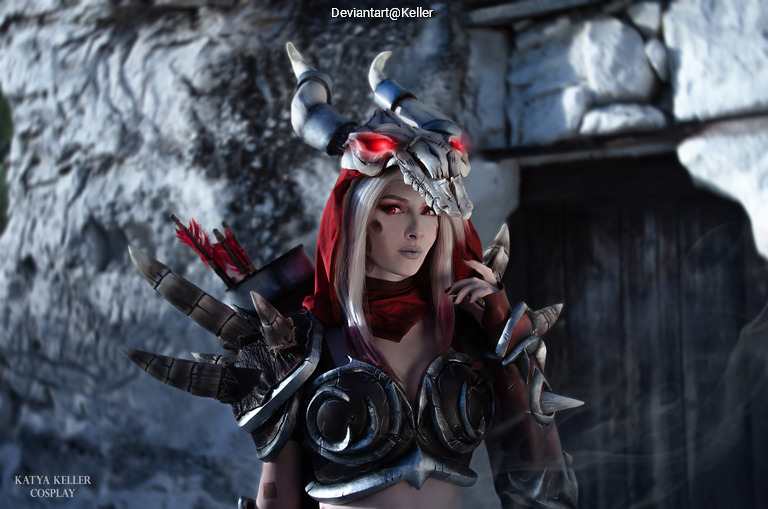 Heroes of the Storm - Sylvanas Windrunner (Blood Raven) Cosplay character costume portrait