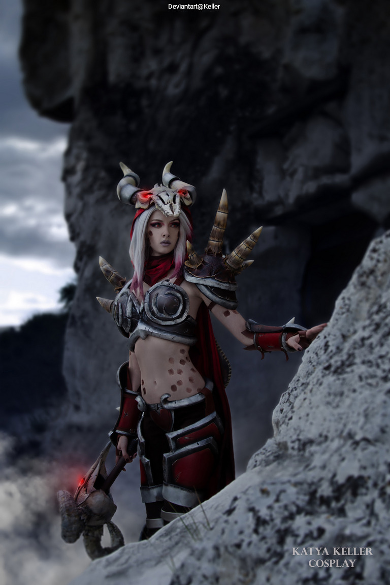 Heroes of the Storm - Sylvanas Windrunner (Blood Raven) Cosplay character portrait photography