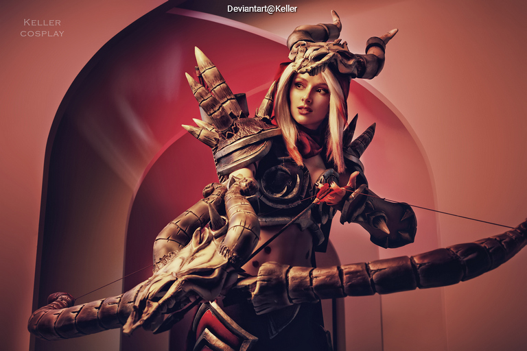 Heroes of the Storm - Sylvanas Windrunner (Blood Raven) Cosplay character costume portrait
