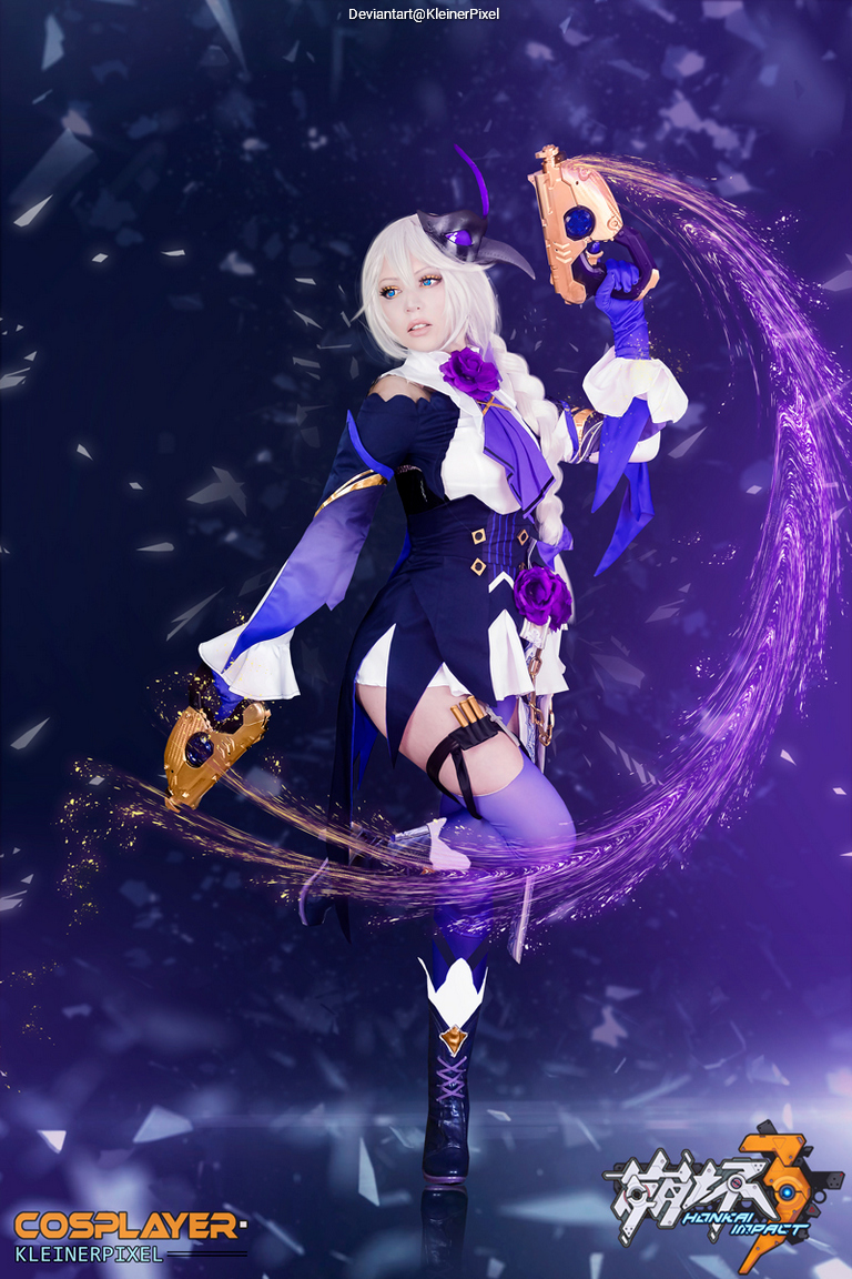 Honkai Impact 3 - Kallen Kaslana (Sixth Serenade) Cosplay full body portrait