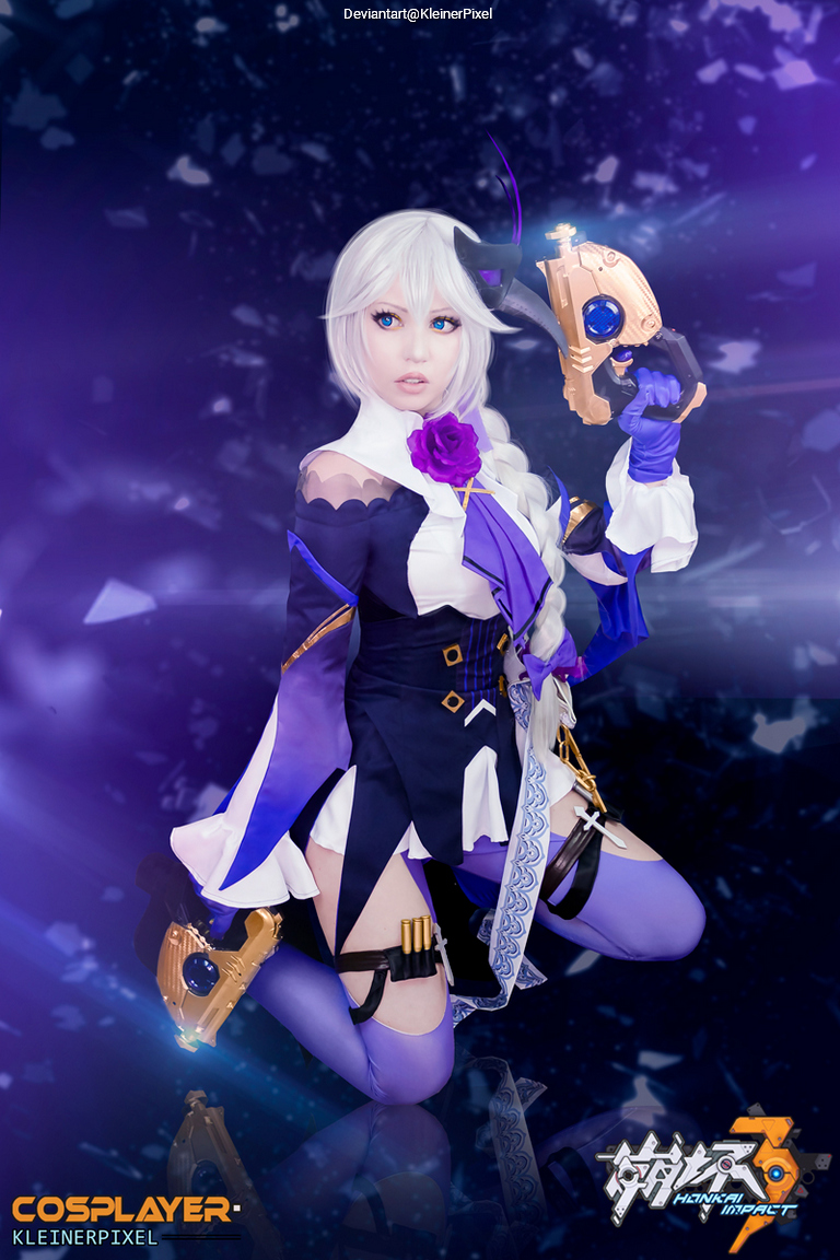 Honkai Impact 3 - Kallen Kaslana (Sixth Serenade) Cosplay full length photo