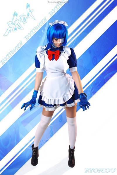 Ikki Tousen - Shimei Ryomou (Maid) Cosplay
