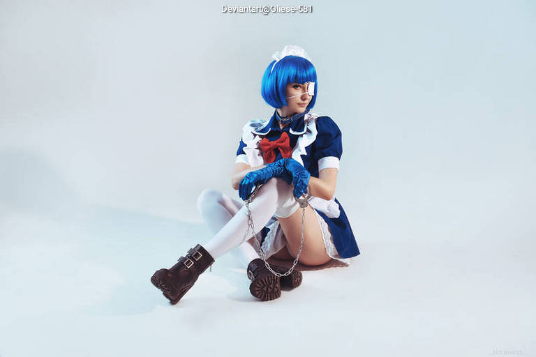 Ikki Tousen - Shimei Ryomou (Maid) Cosplay character portrait photography
