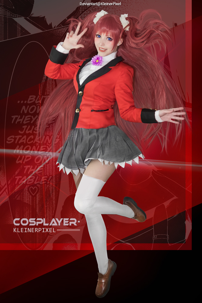 Kakegurui - Compulsive Gambler - Yumemi Yumemite Cosplay full body portrait