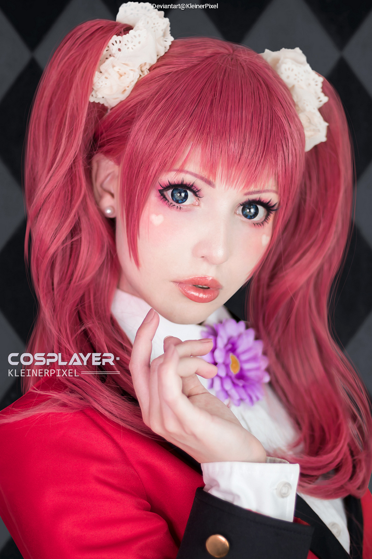 Kakegurui - Compulsive Gambler - Yumemi Yumemite Cosplay full length photo