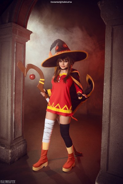Konosuba - Gods Blessing on This Wonderful World - Megumin (Explosion Maniac) Cosplay