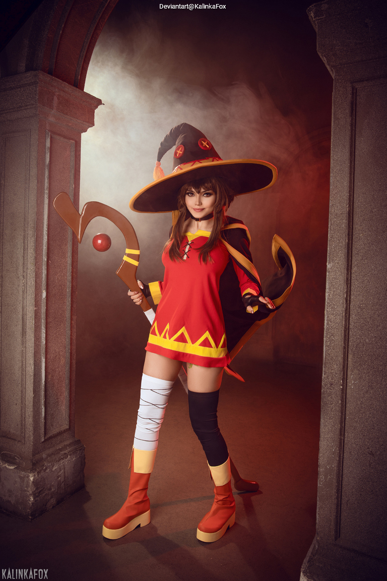 Konosuba - Gods Blessing on This Wonderful World - Megumin (Explosion Maniac) Cosplay full body character photo