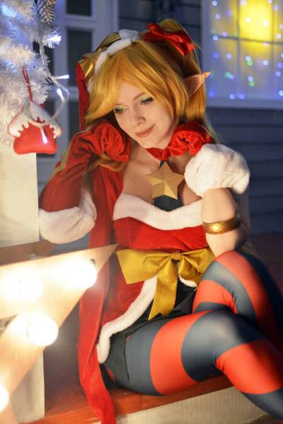 League of Legends - Jinx (The Loose Cannon) (Christmas) Cosplay
