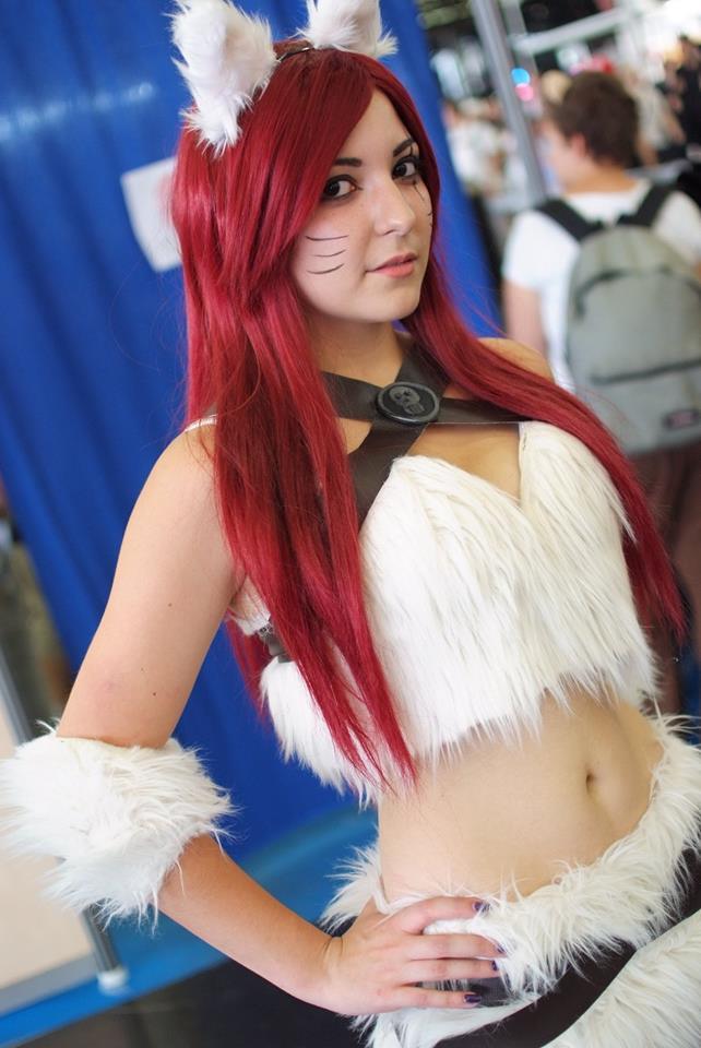 League of Legends - Katarina Du Couteau (Dereen) (Kitty Cat) Cosplay full body character photo